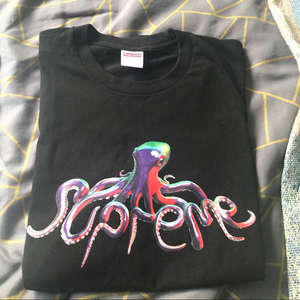 Supreme Tentacles Tee Black